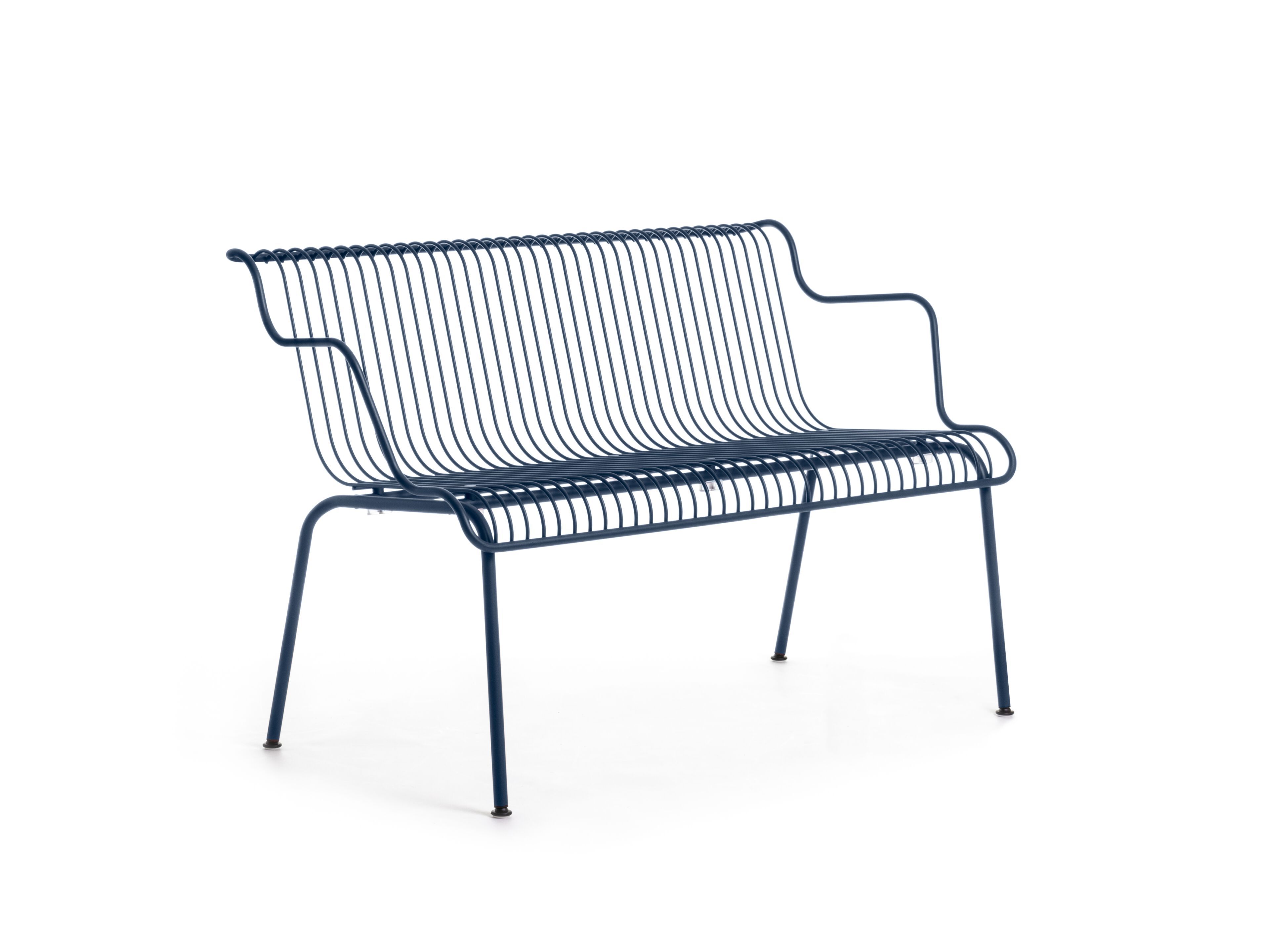 Стальная садовая скамейка со спинкой Magis Юг ARCH-00030671 - Вид №1