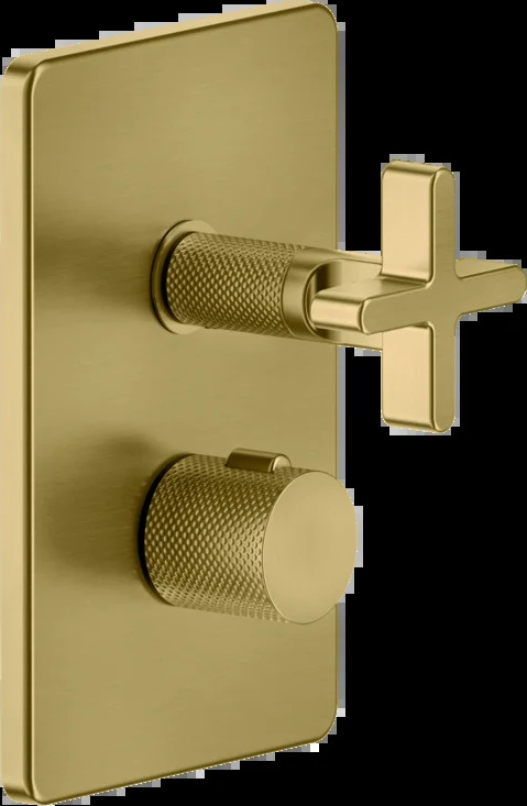 Смеситель для душа 58236 716 Gessi Inciso PVD С ЗОЛОТОЙ ЩЕТКОЙ