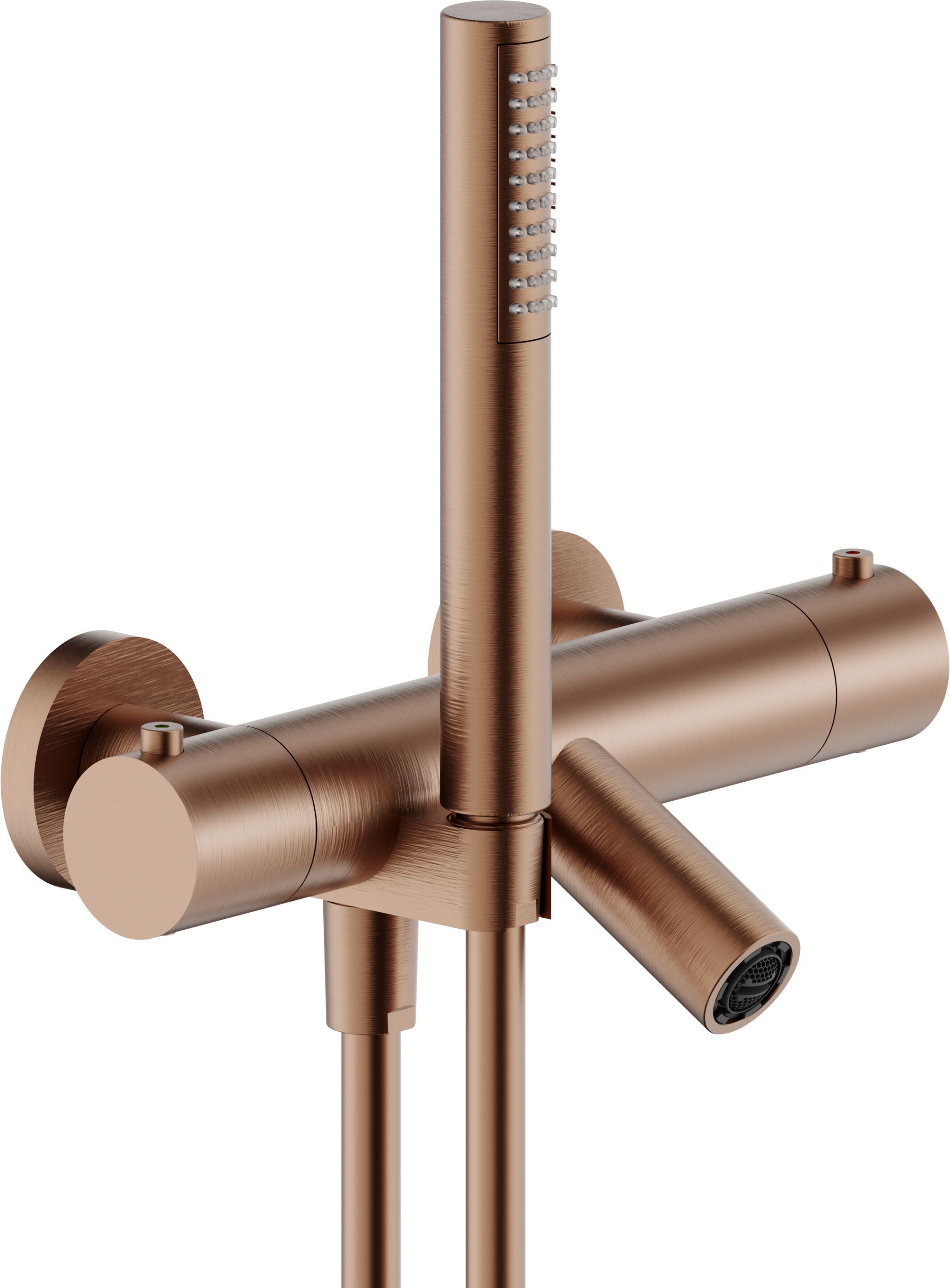 Настенный термостатический смеситель для ванны с ручным душем Nobili Velis ARCH-00143072 - Вид №4