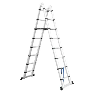 Тел. алюминиевая лестница 2x8