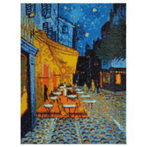 Алмазная мозаика "Ночная терраса кафе" В. Ван Гог Cr 340007, 30х40см CRISTYLE