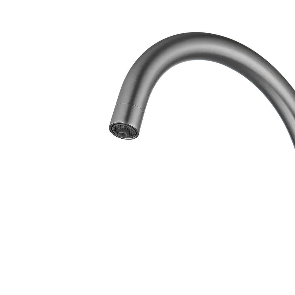 Смеситель для кухни Haiba с поворотным изливом и сатинированным покрытием 89396810 STLM-1578915 - Вид №5