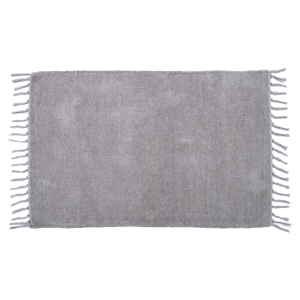 Коврик декоративный KREAFORTA Bareilly 50x80 см хлопок цвет серый STLM-2104098 - Вид №1