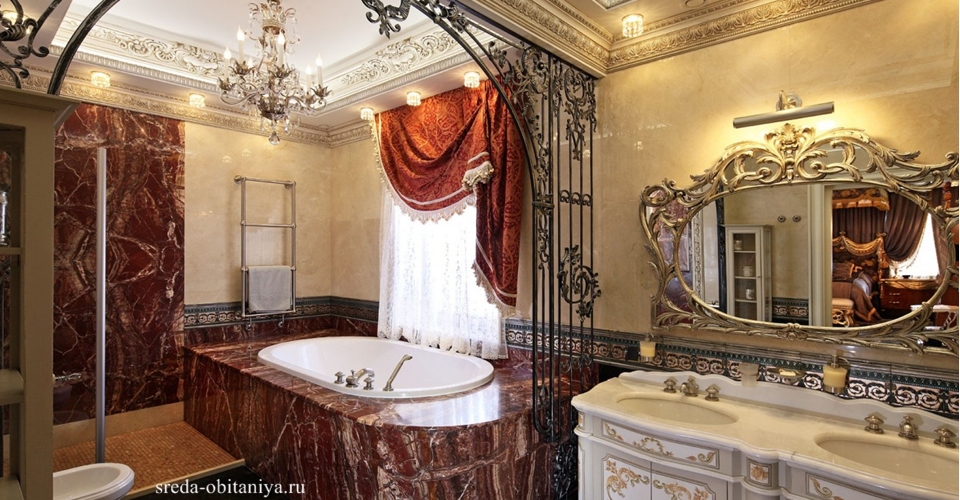  Купить ванну в стиле барокко в Москве