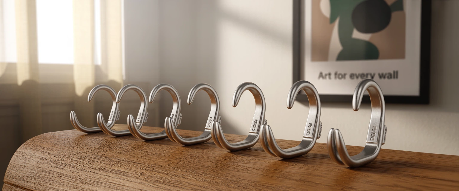 DIN 7996 Стальные крючки для картин (тип «крокодил») - Баннер категории