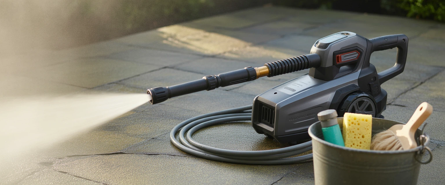 Аккумуляторные мойки высокого давления - Баннер категории