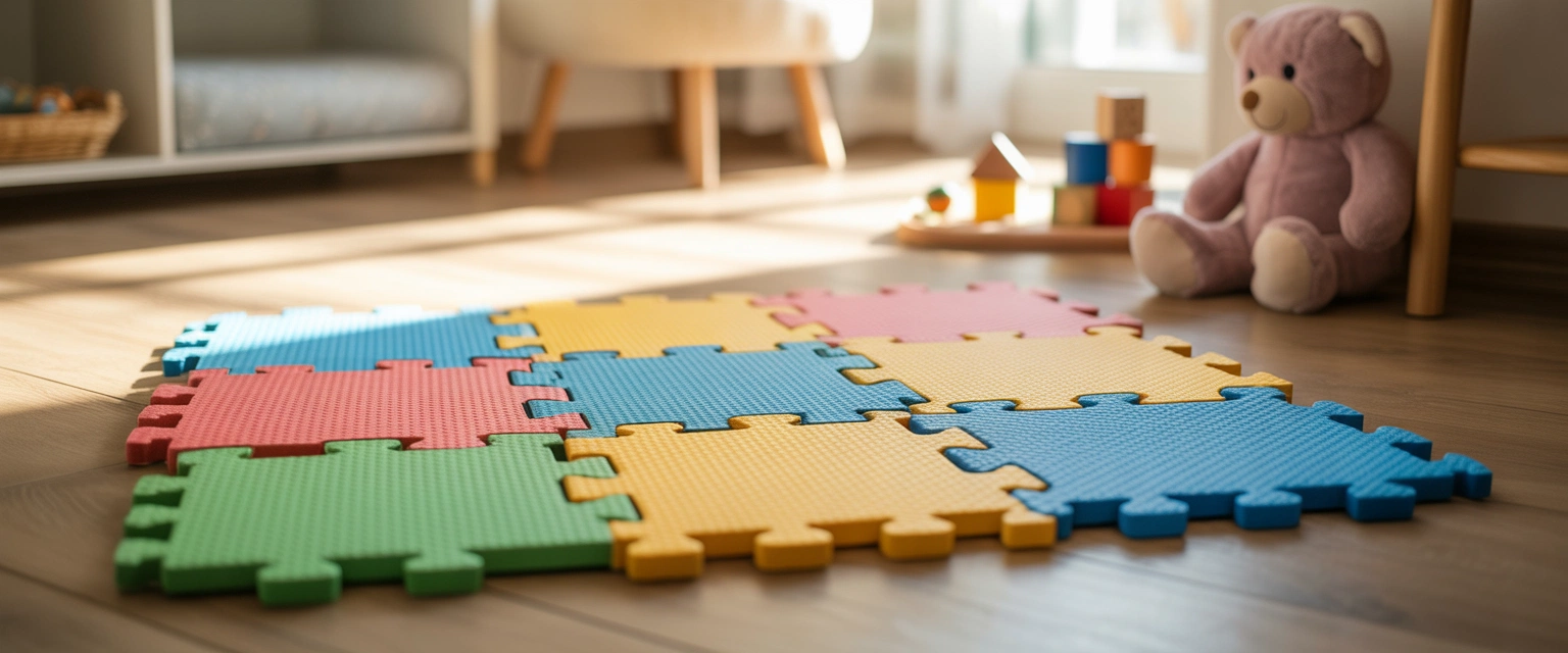 Детский коврик пазл - Баннер категории