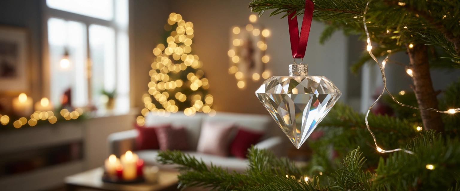 Елочная игрушка бриллиант - Баннер категории