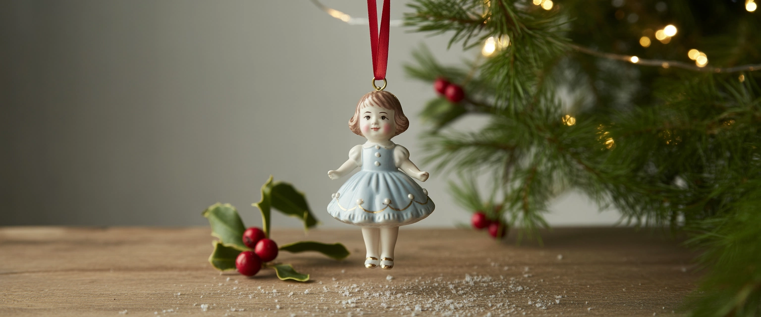 Елочная игрушка Девочка - Баннер категории