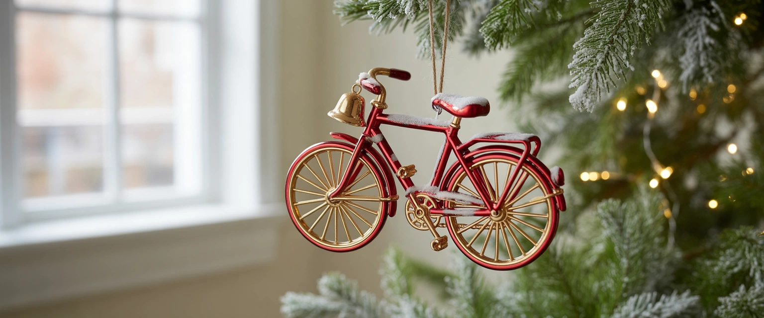 Елочная игрушка велосипед - Баннер категории