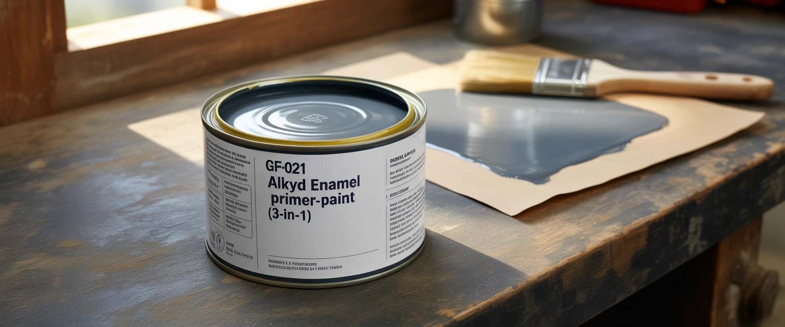 Эмаль ГФ-021 (грунт-эмаль 3в1) - Баннер категории