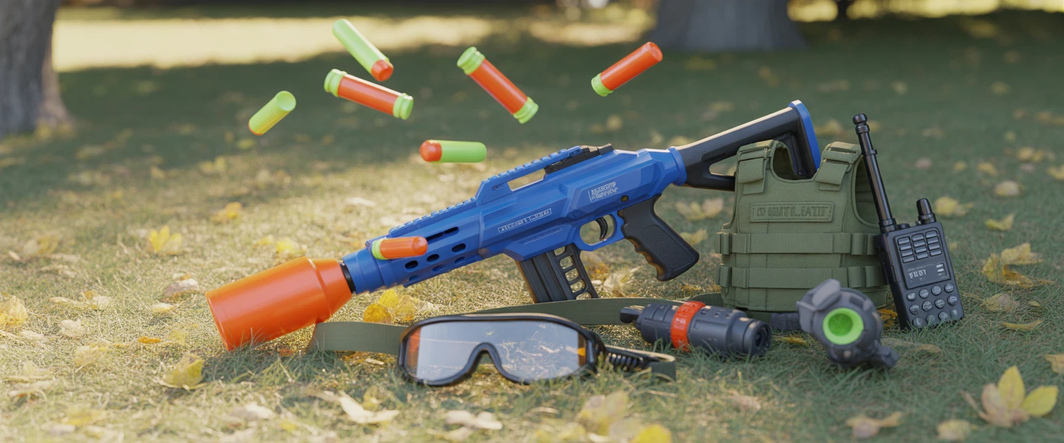 Игрушечное оружие и снаряжение - Баннер категории