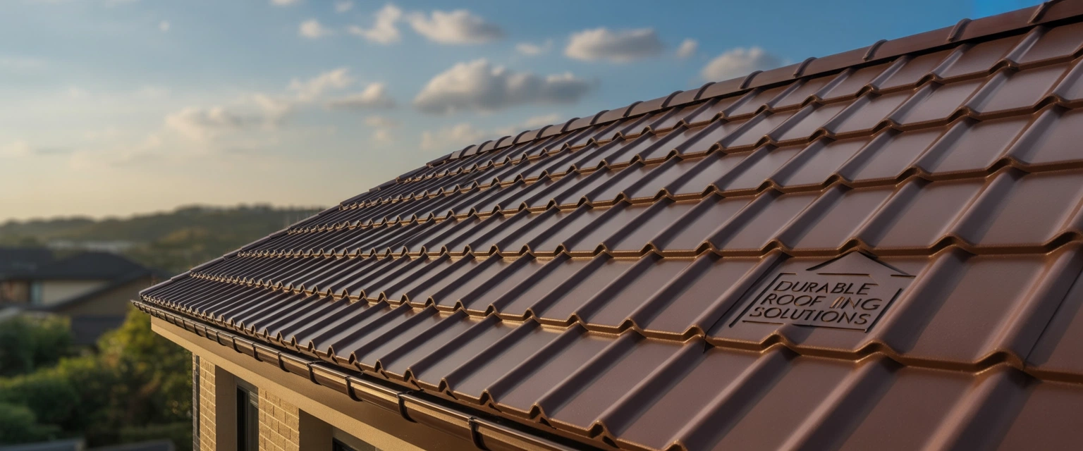 Коричневая металлочерепица - Баннер категории