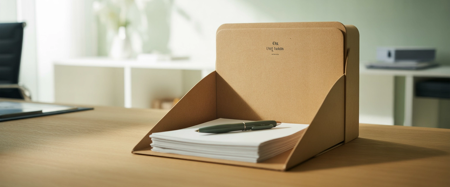 Коробки и органайзеры для бумаг - Баннер категории