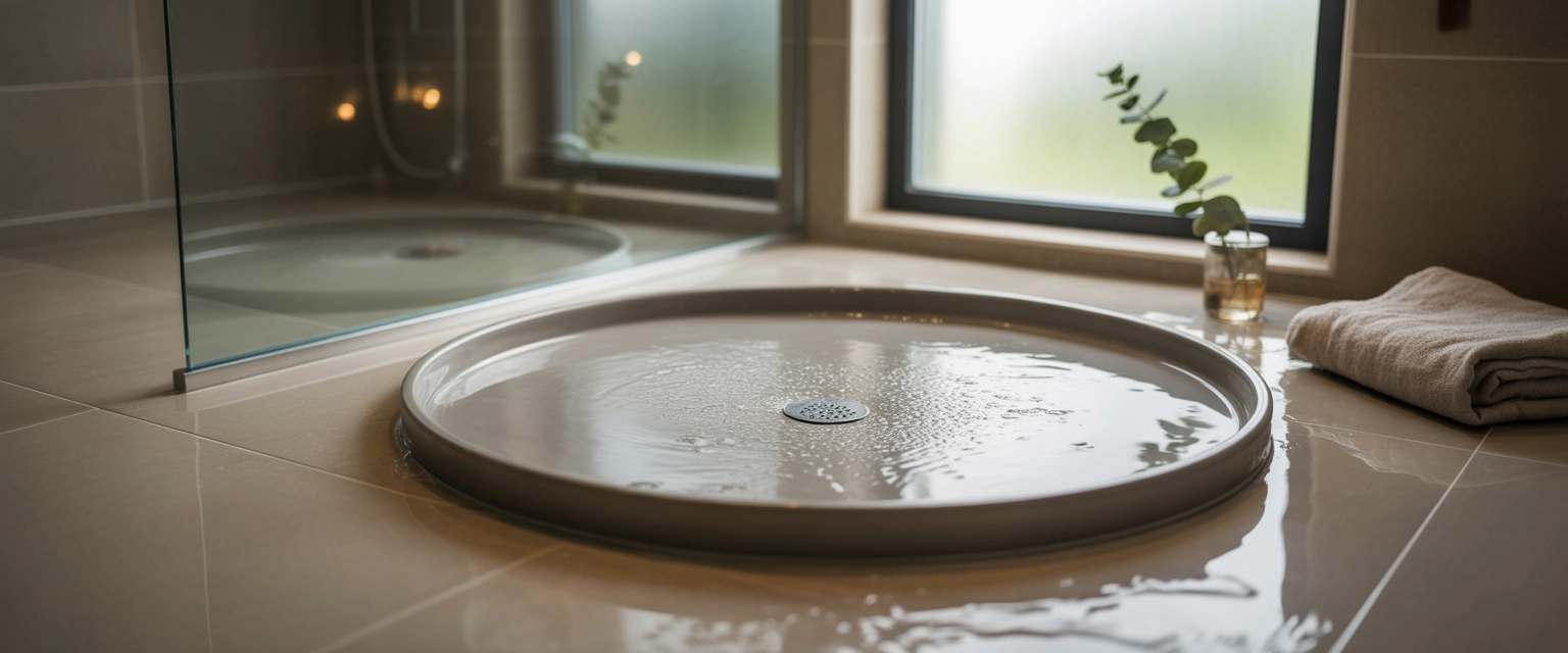 Круглые душевые поддоны - Баннер категории