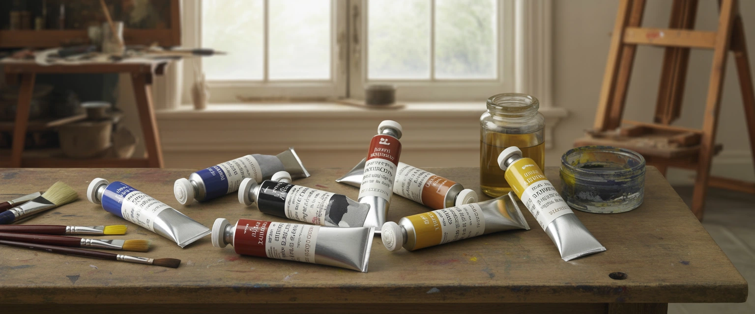 Масляные краски - Баннер категории