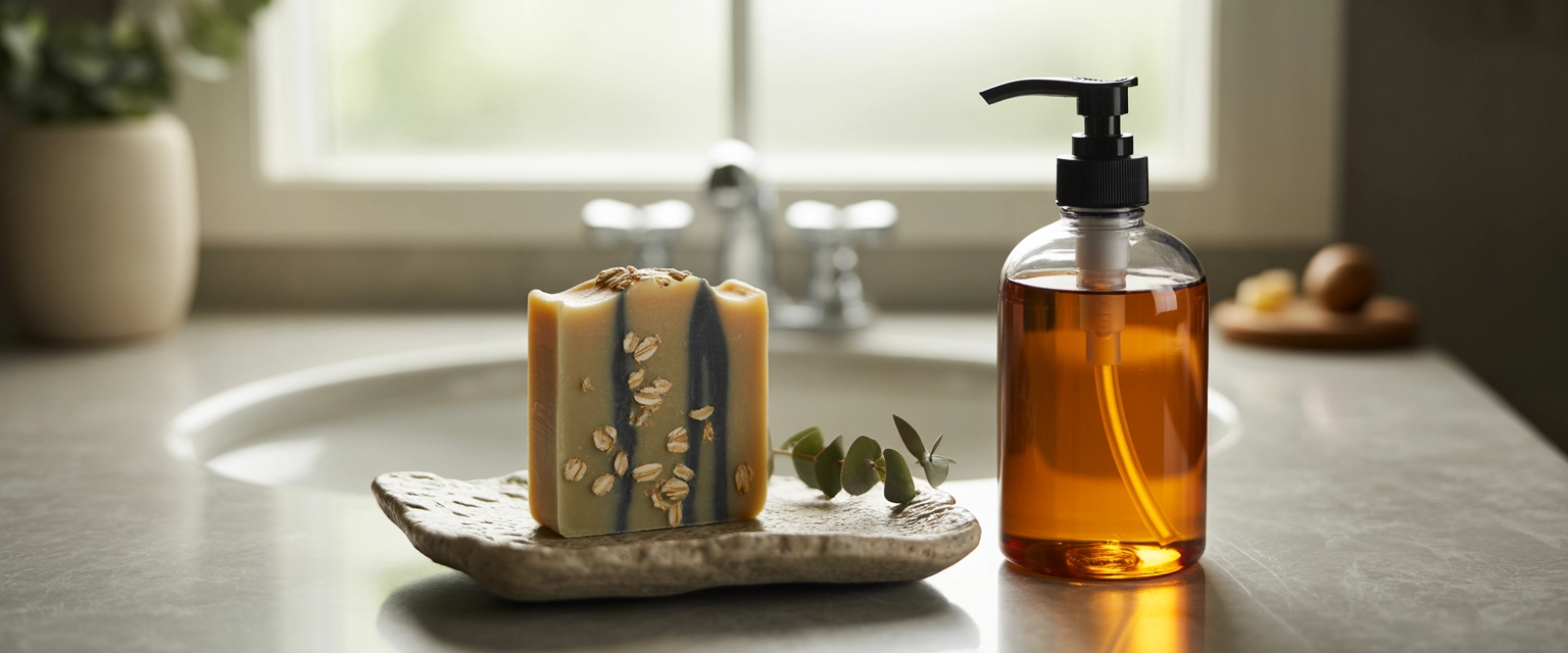 Мыло (жидкое, твердое) - Баннер категории