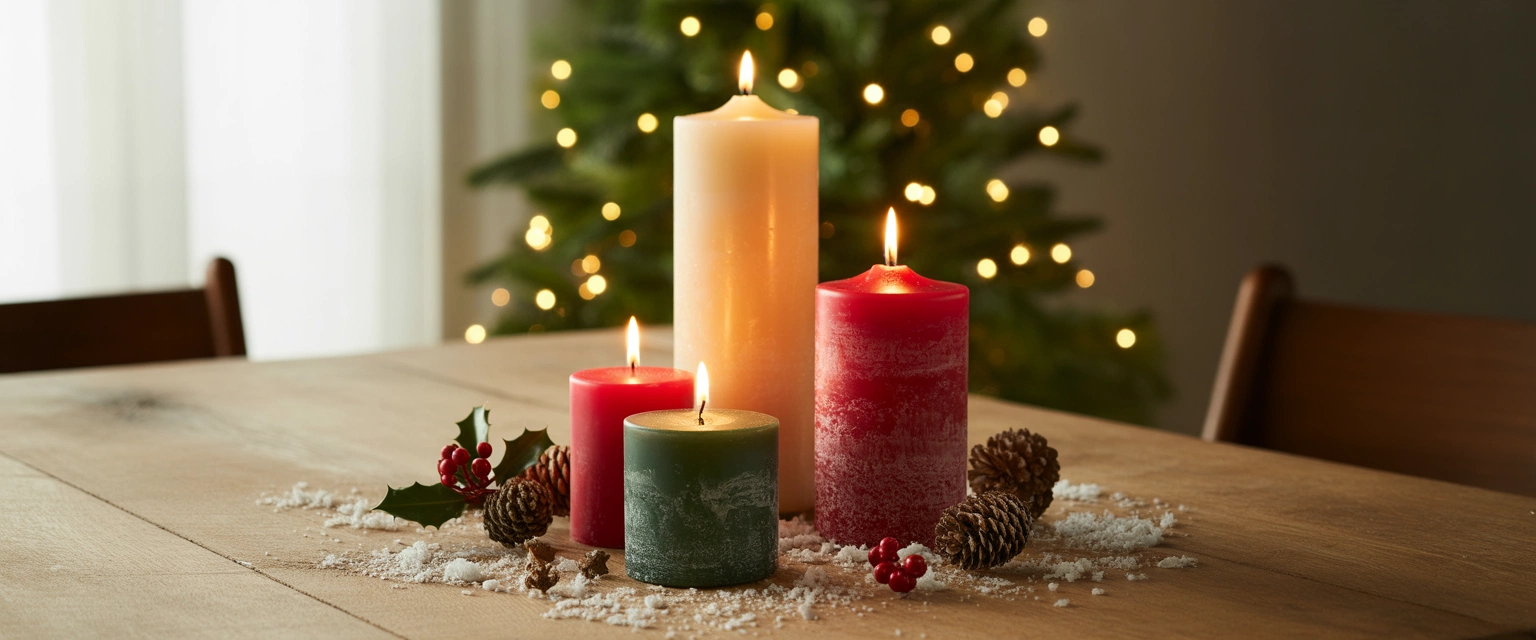 Новогодние свечи - Баннер категории
