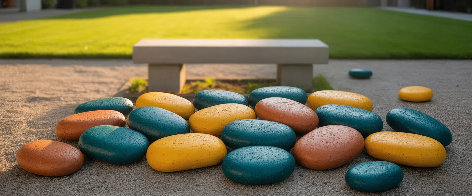 Окрашенные камни - Баннер категории