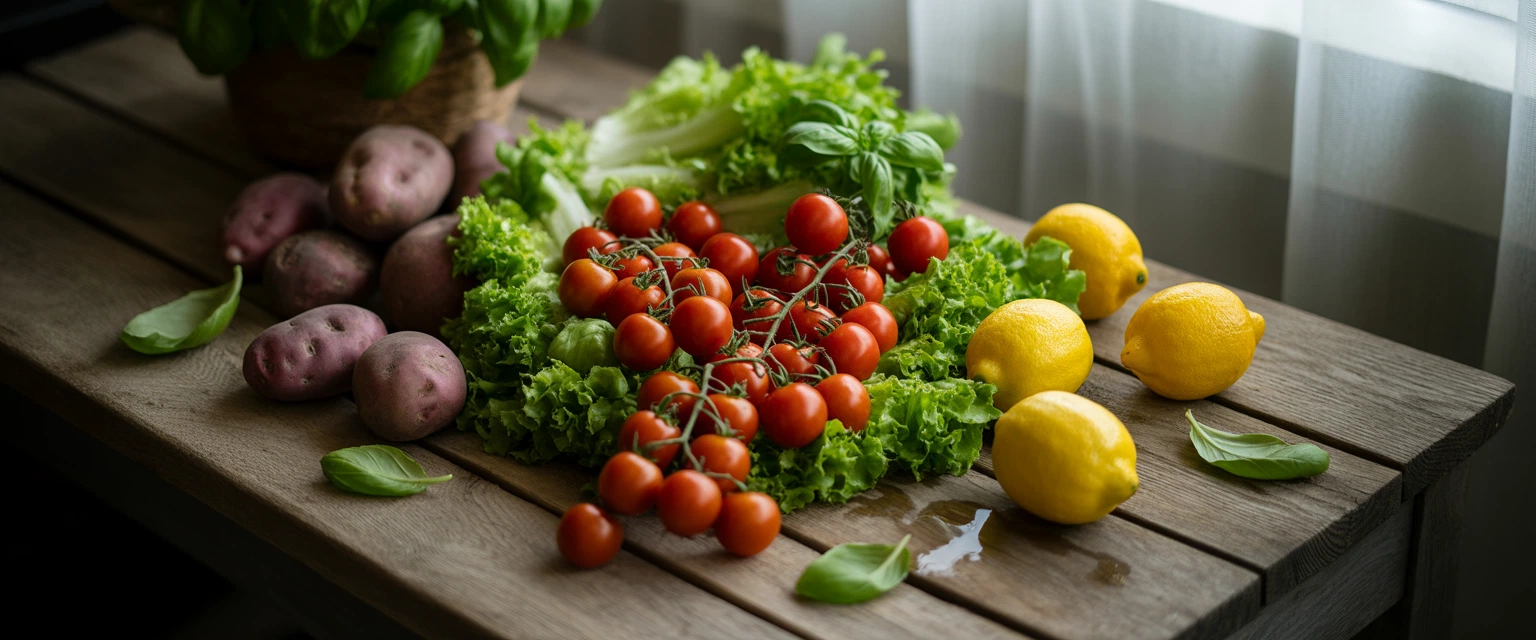 Органические продукты - Баннер
