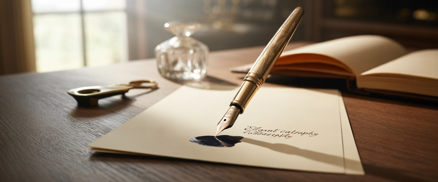 Перьевые ручки (для каллиграфии) - Баннер категории