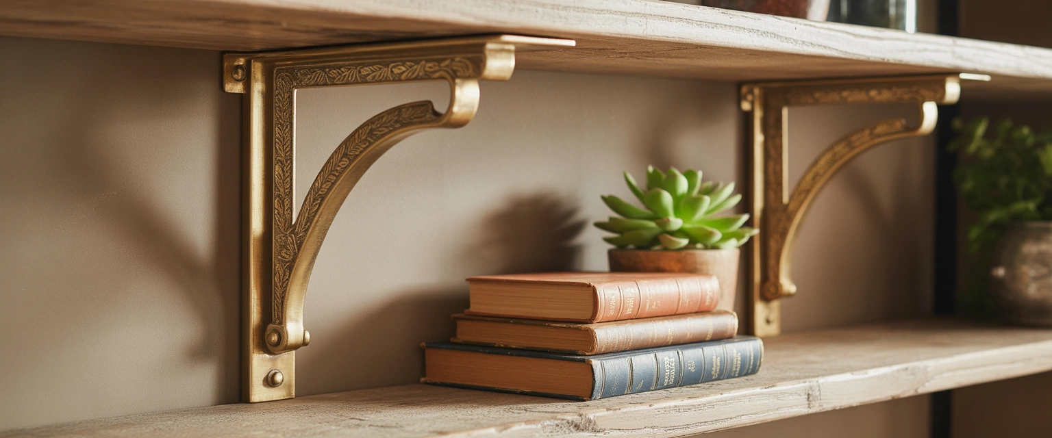 Полкодержатели с декоративными элементами - Баннер категории