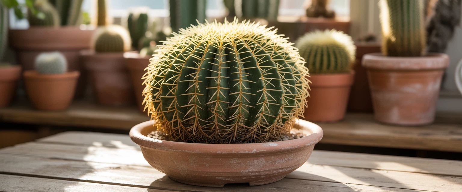 Растение Эхинокактус - Баннер категории