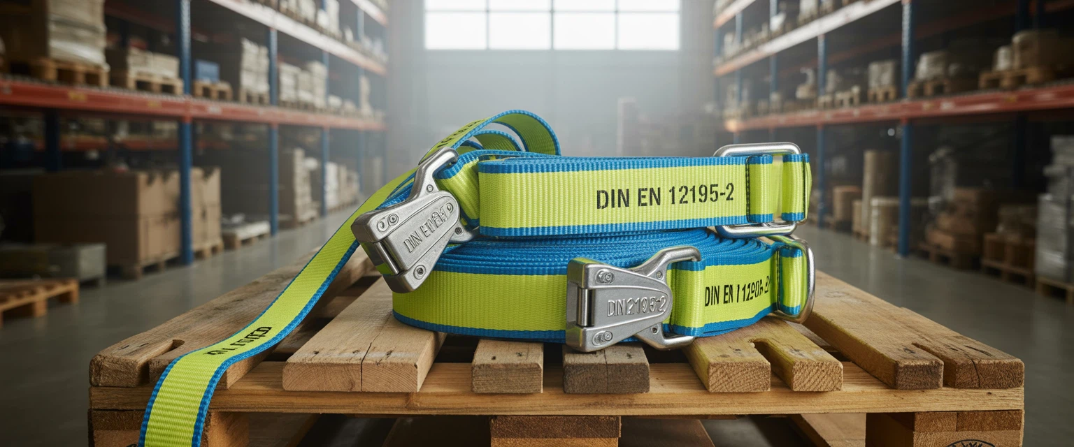 Ремни-стяжки (Грузовые стропы) DIN EN 12195-2 - Баннер категории