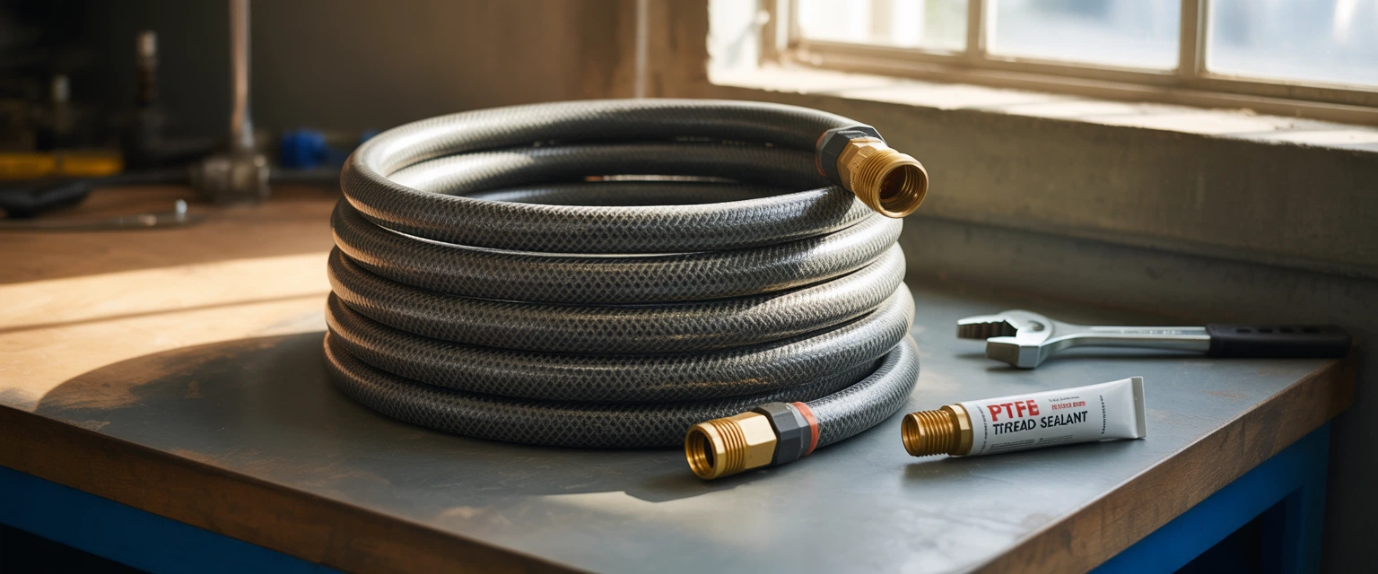 Резиновые подводки для газа (армированные) - Баннер категории