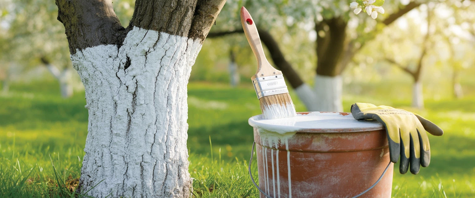 Садовые побелки для деревьев - Баннер категории