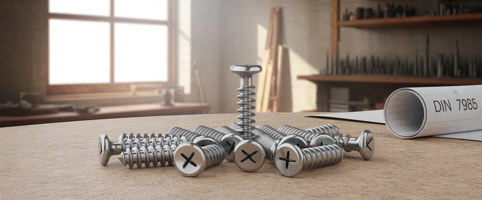 Саморезы декоративные DIN 7985 - Баннер категории