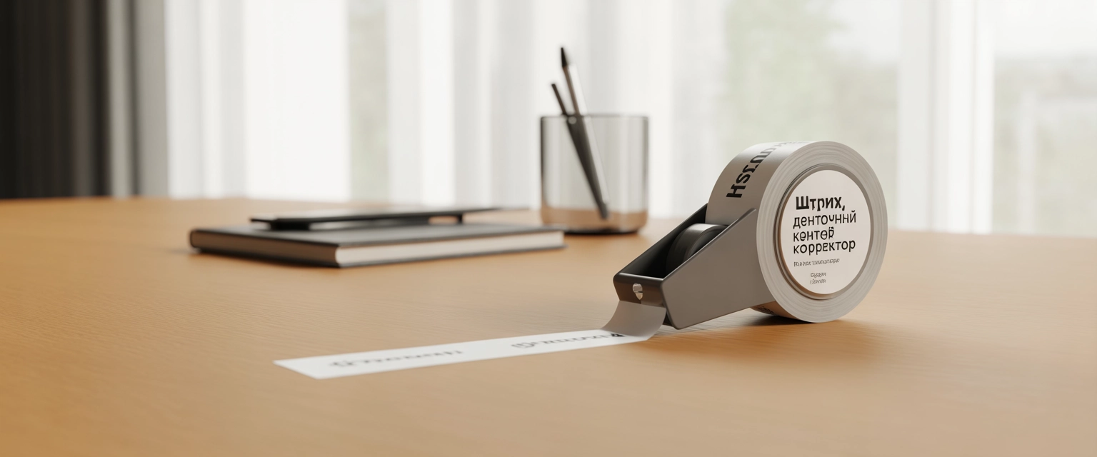 Штрих, ленточный корректор - Баннер категории