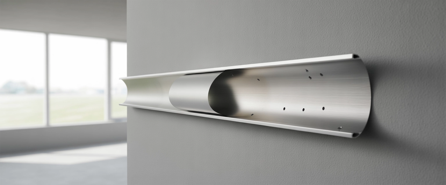 Стеновой профиль (алюминиевый/пластиковый) – крепится к стенам - Баннер категории