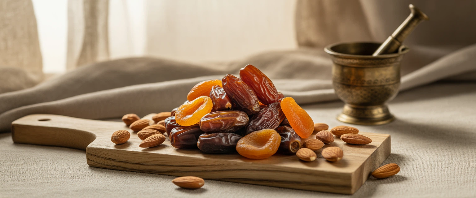 Восточные смеси (урюк, финики, миндаль) - Баннер категории