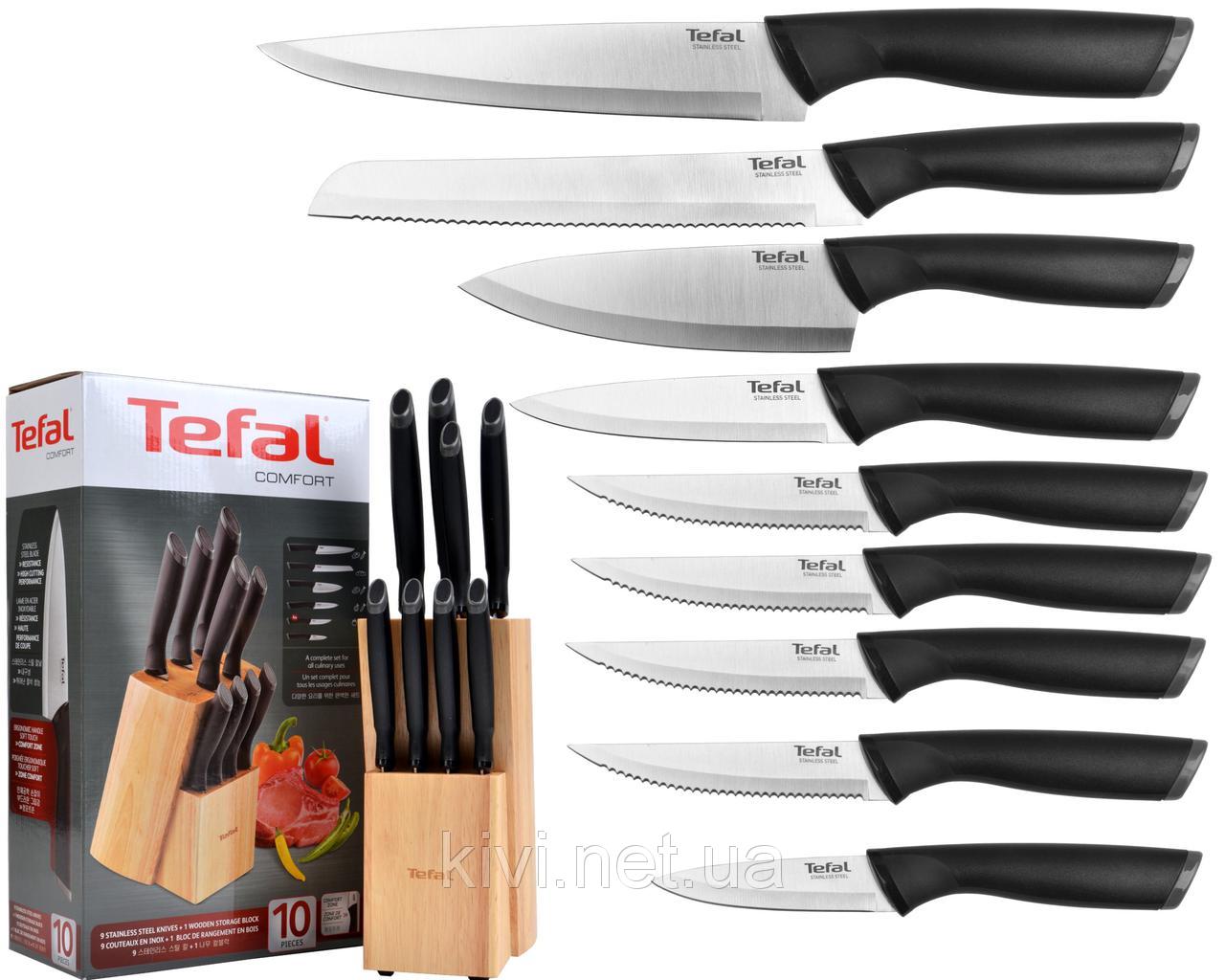 Набор кухонных ножей tefal. Набор ножей Tefal Comfort k221sb04. Набор ножей Tefal k2213s75. Набор ножей Tefal (Tefal k1700574+Tefal k1700274+Tefal k1701174). Набор ножей Tefal Reliance k2213s74.