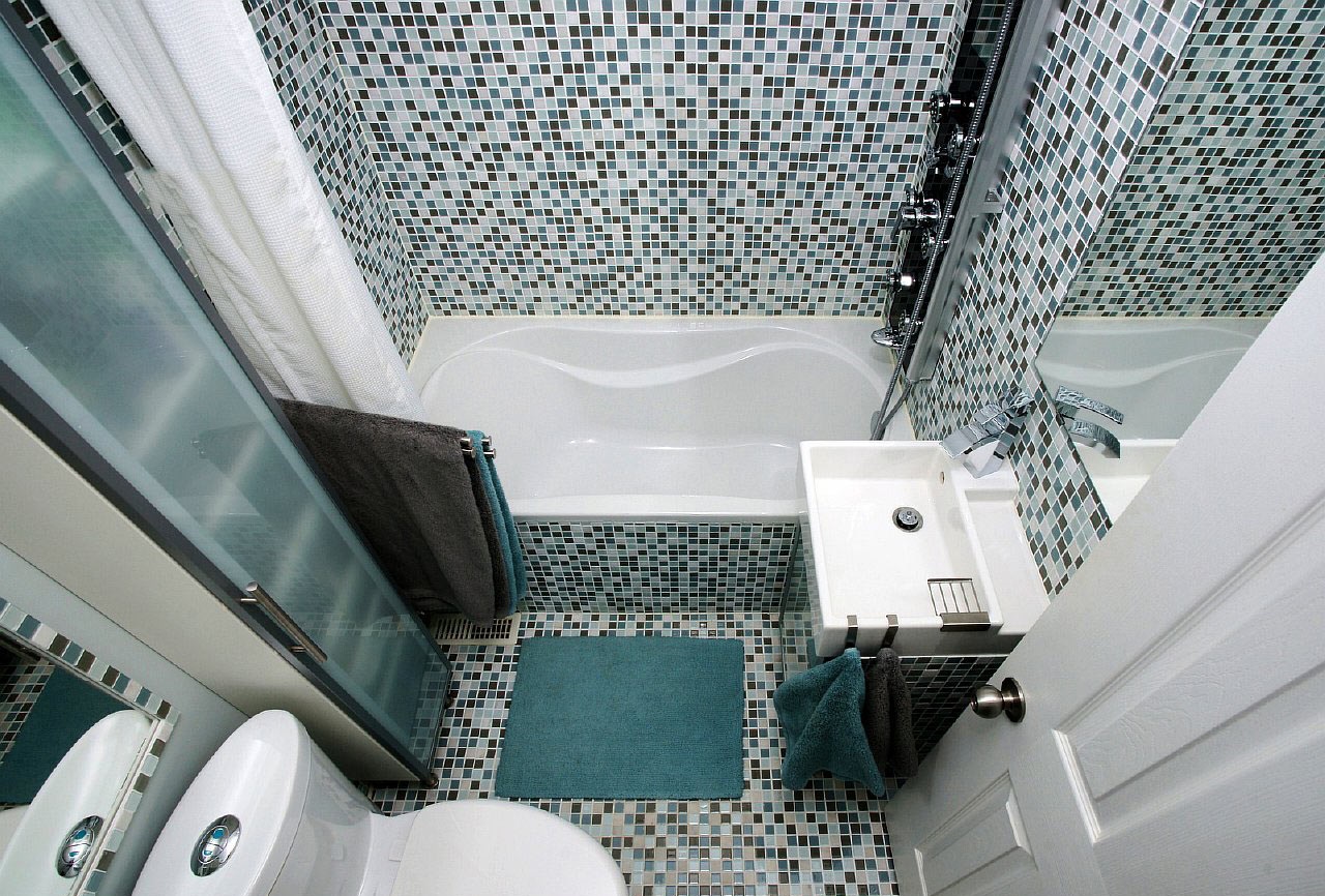 Ванная комната в панельном доме, примеры дизайна на фото